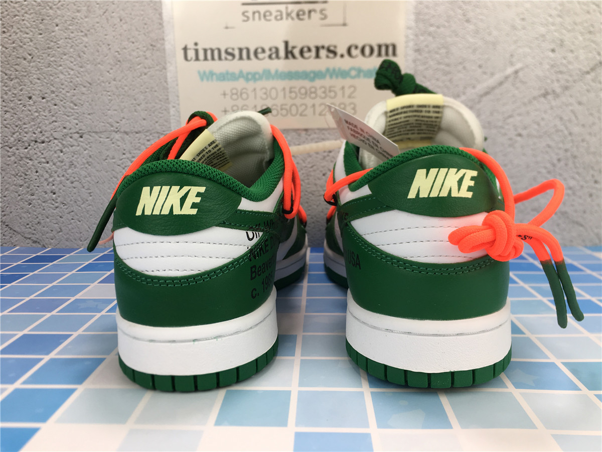 OFF-WHITE x Dunk Low Pine Green CT0856-100